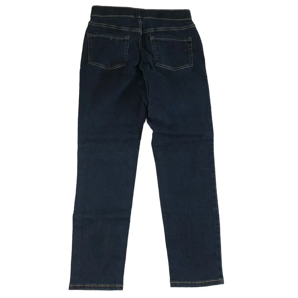 ⁠Cat & Jack Girls Jeggings Dark Vintage Blue Distressed Denim Jeans Size 18 NWT